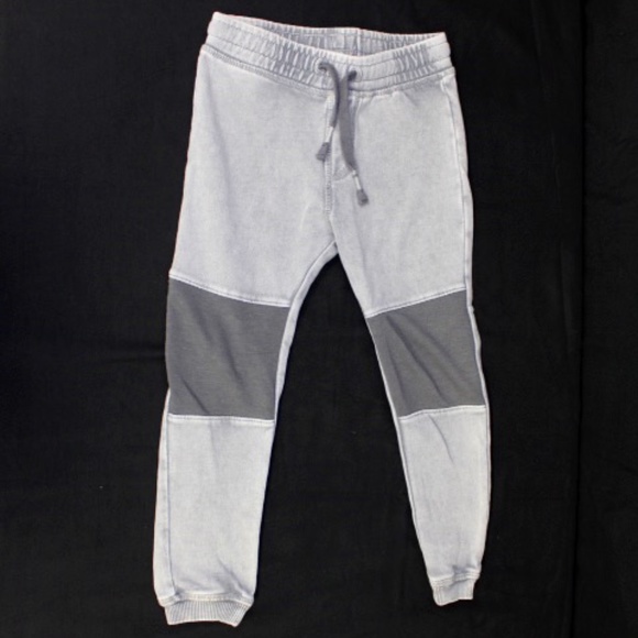 Grey Color Block Joggers - Picture 1 of 3